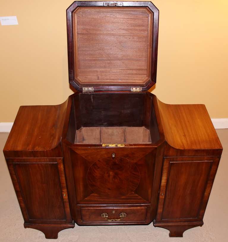 19th Century Late 18th /Early 19th c. Mahogany Cellarette or Wine Cooler