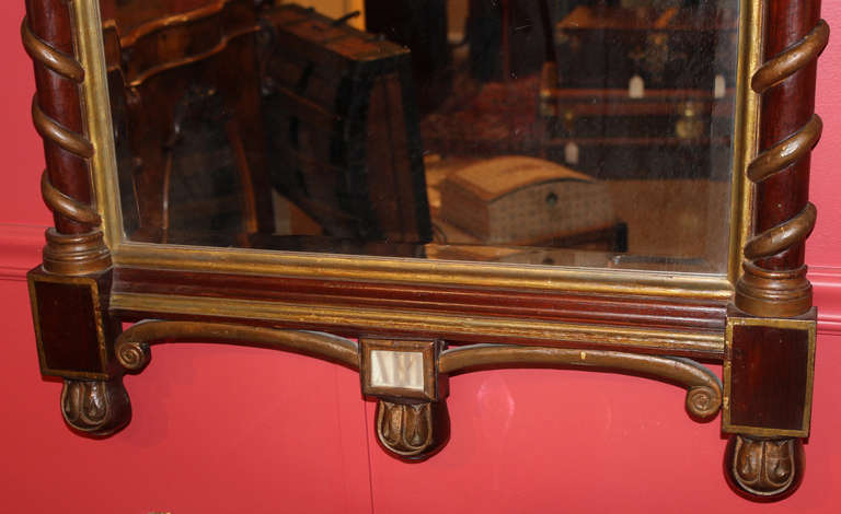19th Century Gothic Revival Rosewood Mirror 2