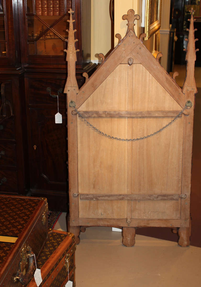 19th Century Gothic Revival Rosewood Mirror 6