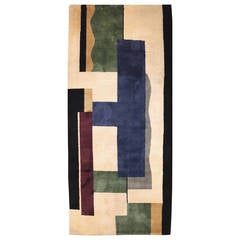 After Fernand Leger, Hand-Knotted Wool Rug or Tapestry “Blanc”