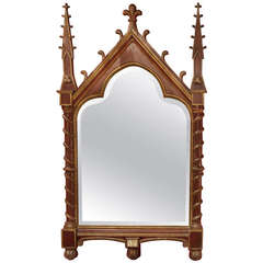 19th Century Gothic Revival Rosewood Mirror