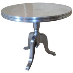 Aluminum Queen Anne Style Tea Table