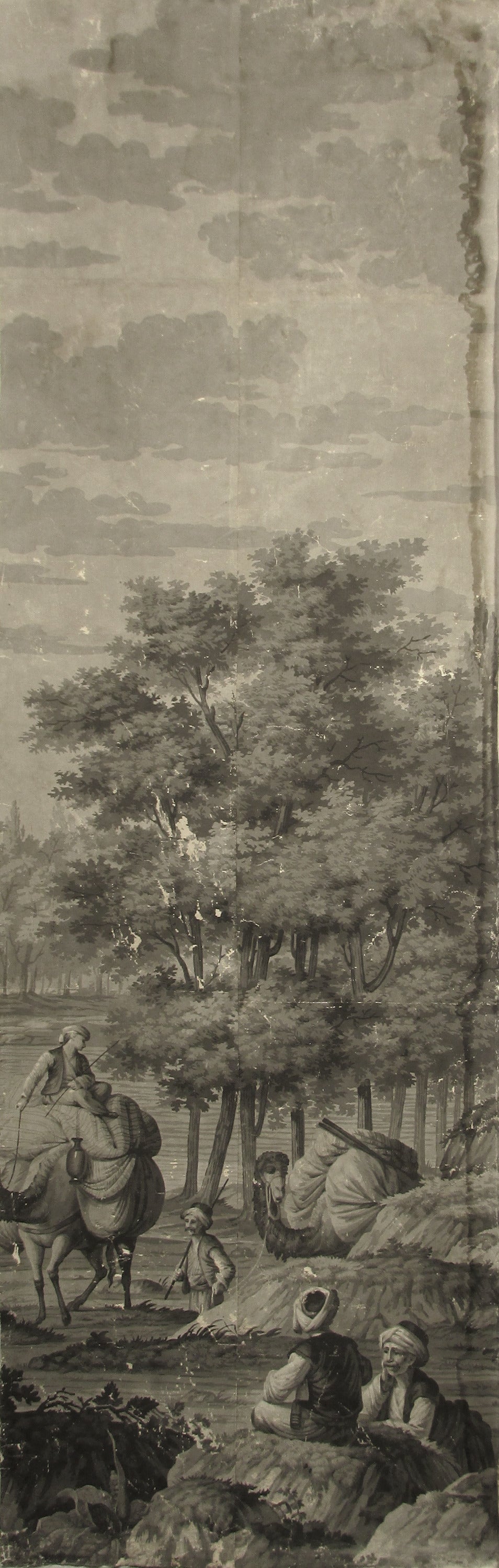 Engraved 21 Wallpaper Panels, by Joseph Dufour Et Cie, After Comte de Choiseul-Gouffier