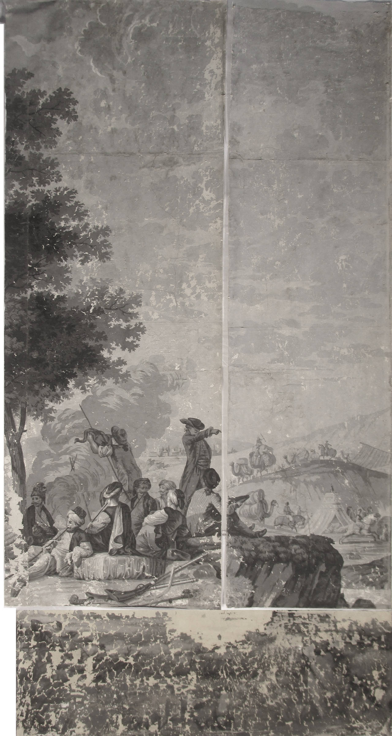 Paper 21 Wallpaper Panels, by Joseph Dufour Et Cie, After Comte de Choiseul-Gouffier