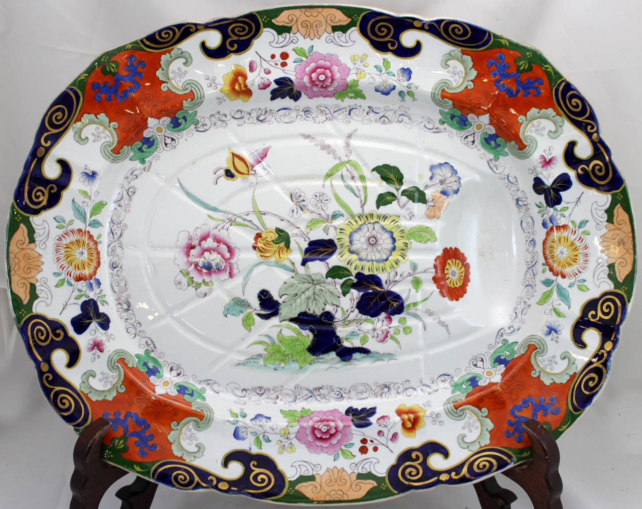 19th Century English Mason’s Ironstone Assembled Dinner Service, 161 Pieces In Excellent Condition In Milford, NH