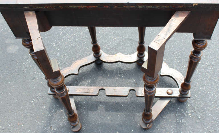 Pair of 19th Century Diminutive English George II Style Walnut Game Tables 5