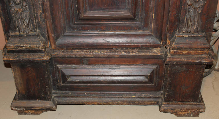 European Continental Renaissance Carved Armoire