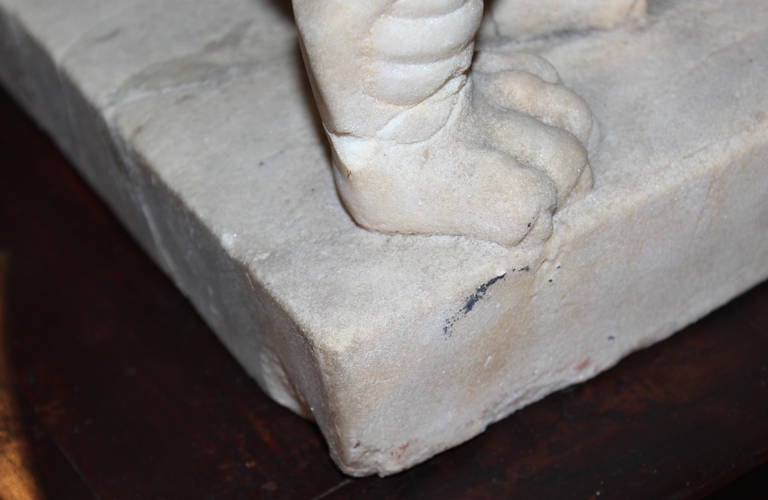 Pair of 19th-20th Century Chinese Carved Stone Foo Dogs 5