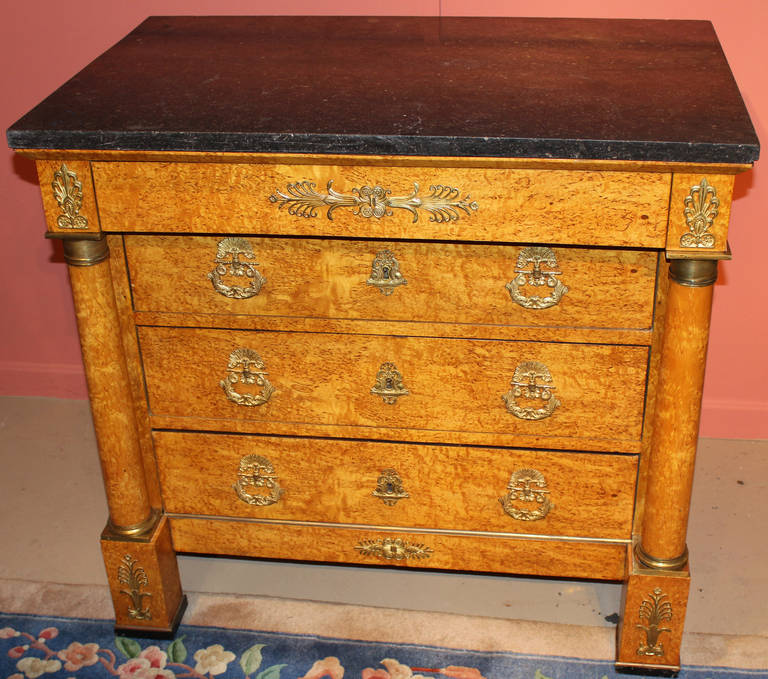 Russian Empire Marble Chest or Commode