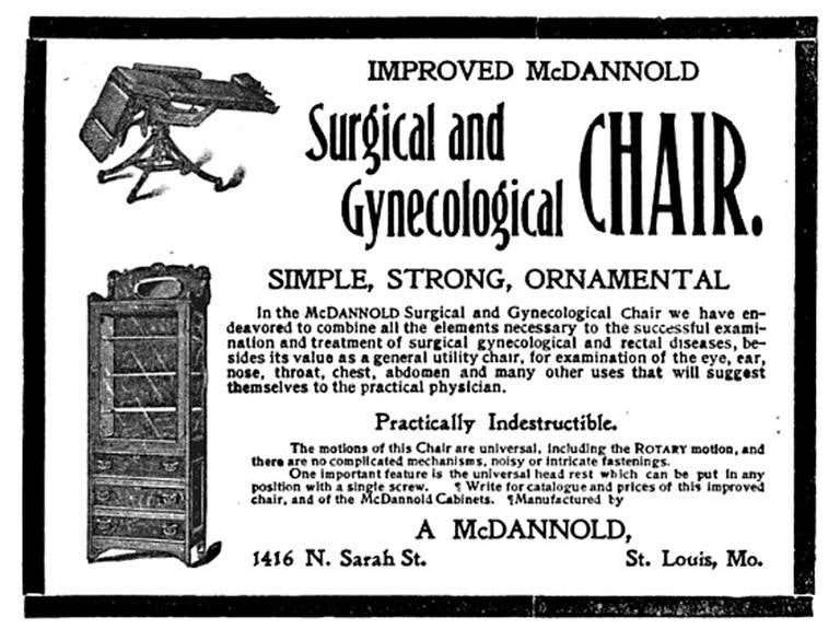 Rare Medical Chair Featured in World's Fair in 1904 4