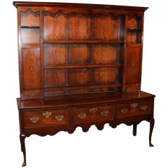 Antique 18th c English or Welsh Oak Dresser