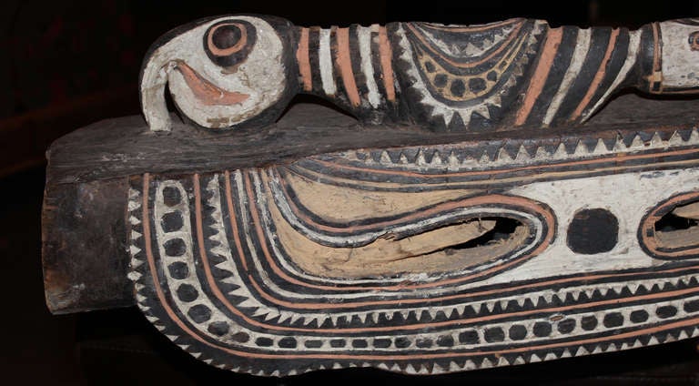 Wood Canoe Prow in the Style of Papua New Guinea