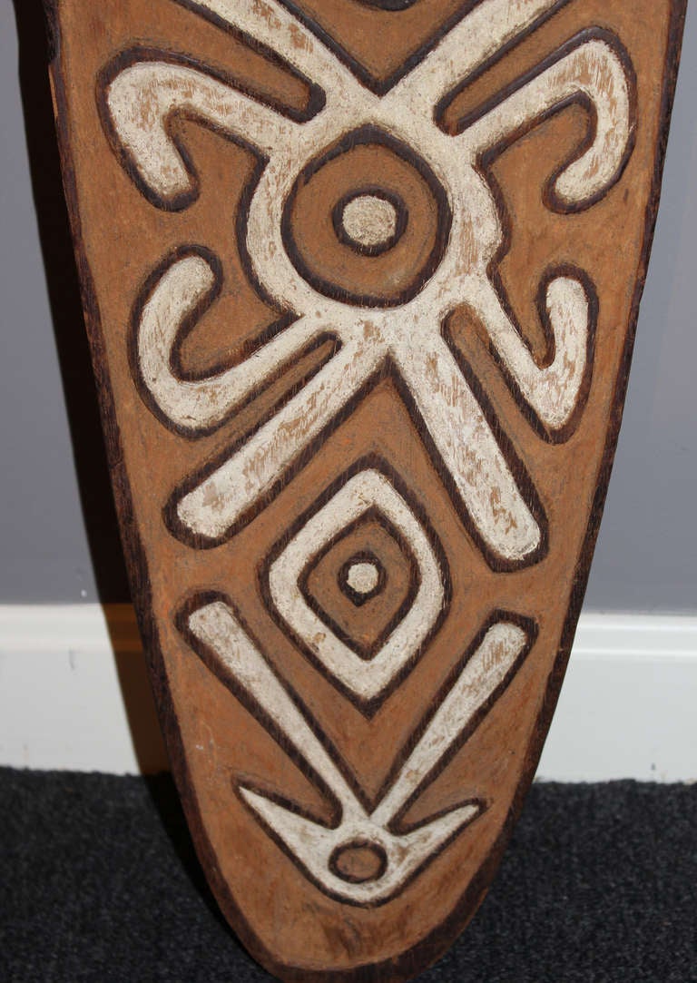 20th Century Papuan Gulf Gope Board from New Guinea Africa