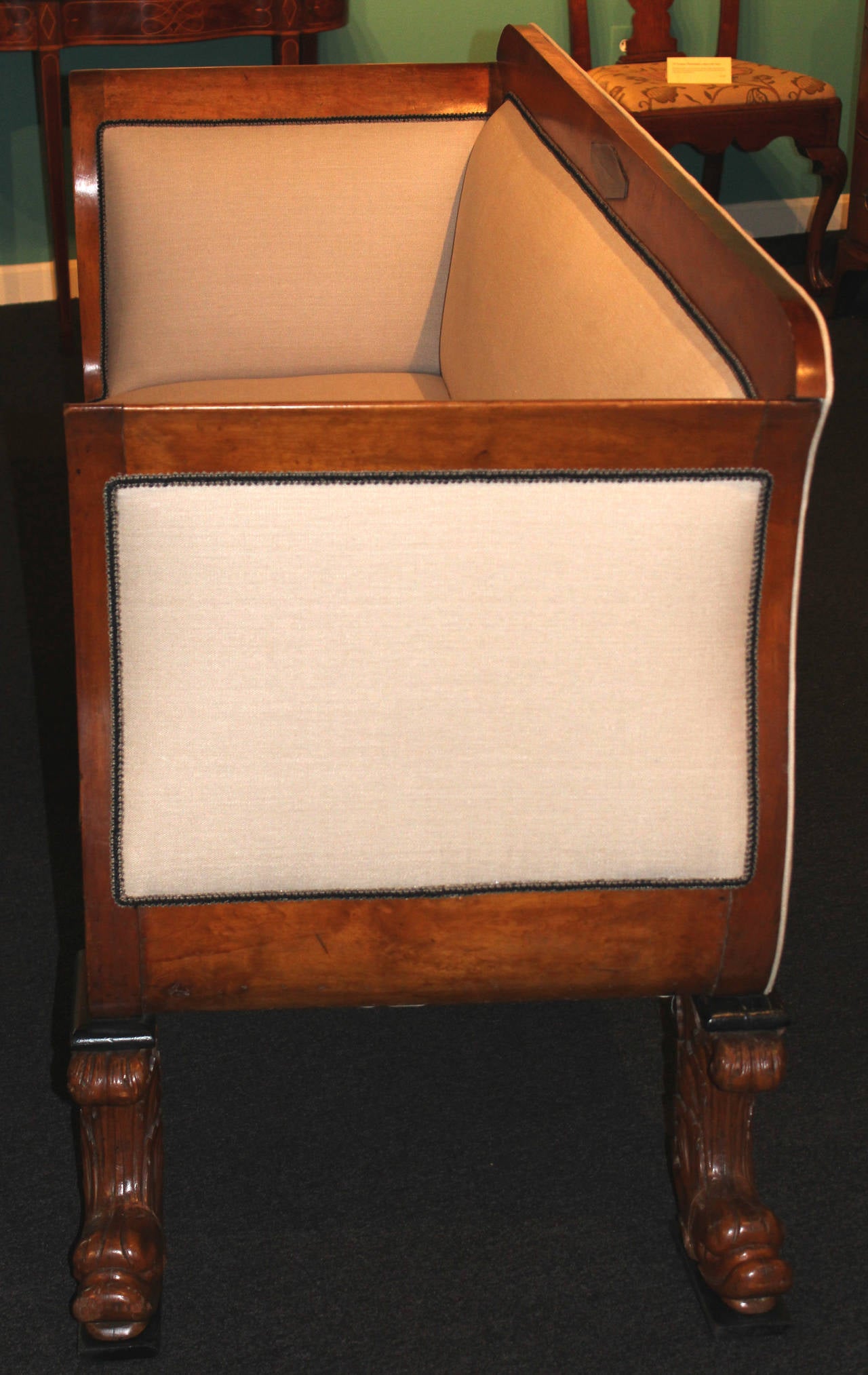 19th Century Biedermeier Settee or Sofa For Sale 5