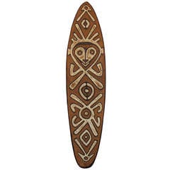 Vintage Papuan Gulf Gope Board from New Guinea Africa
