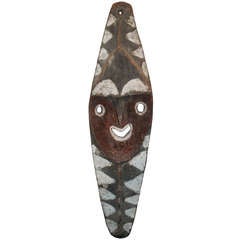 Nukuma Washkuk Mindja de Nouvelle-Guinée Bouclier ou masque africain