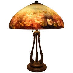 Vintage Handel 6688 18” Floral Table Lamp