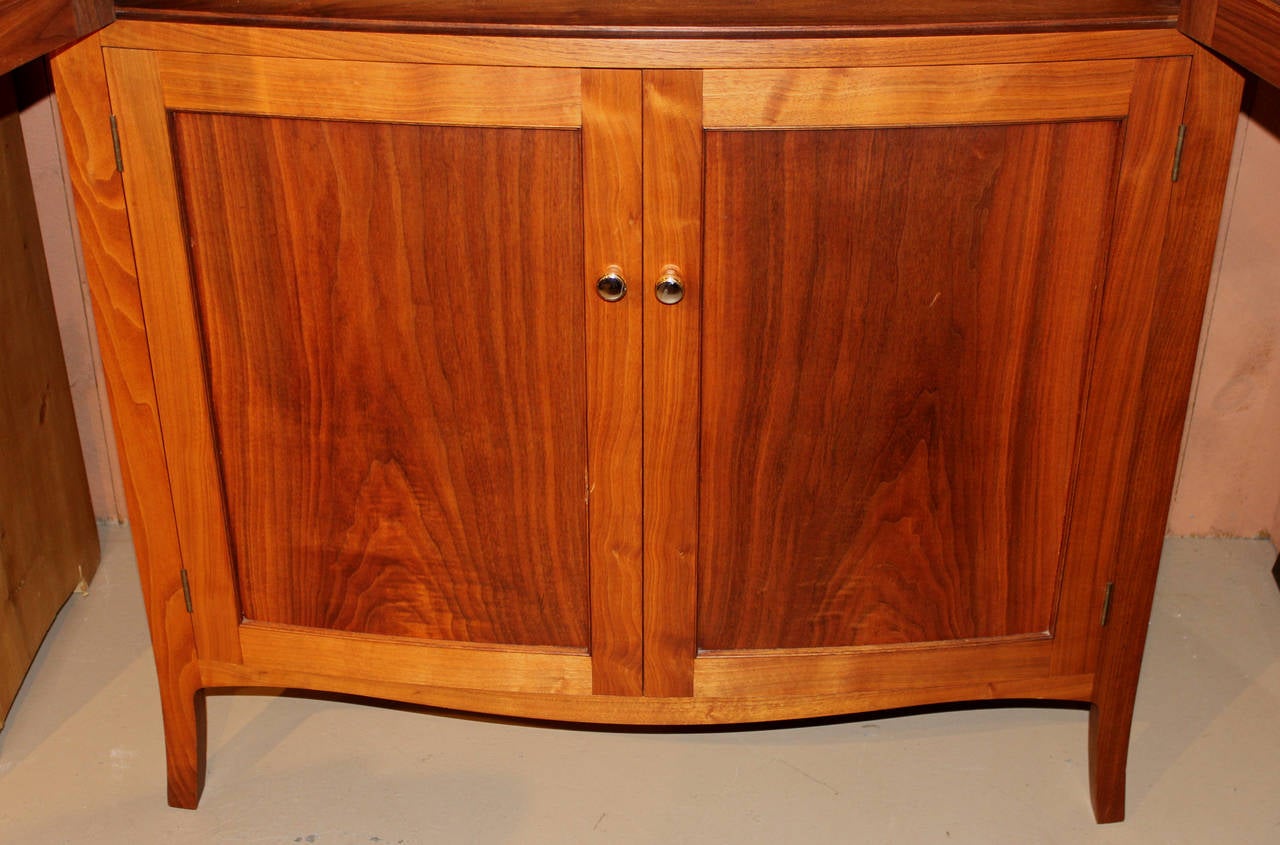 American Exceptional Cherry Cupboard by David Margonelli in the Shaker manner