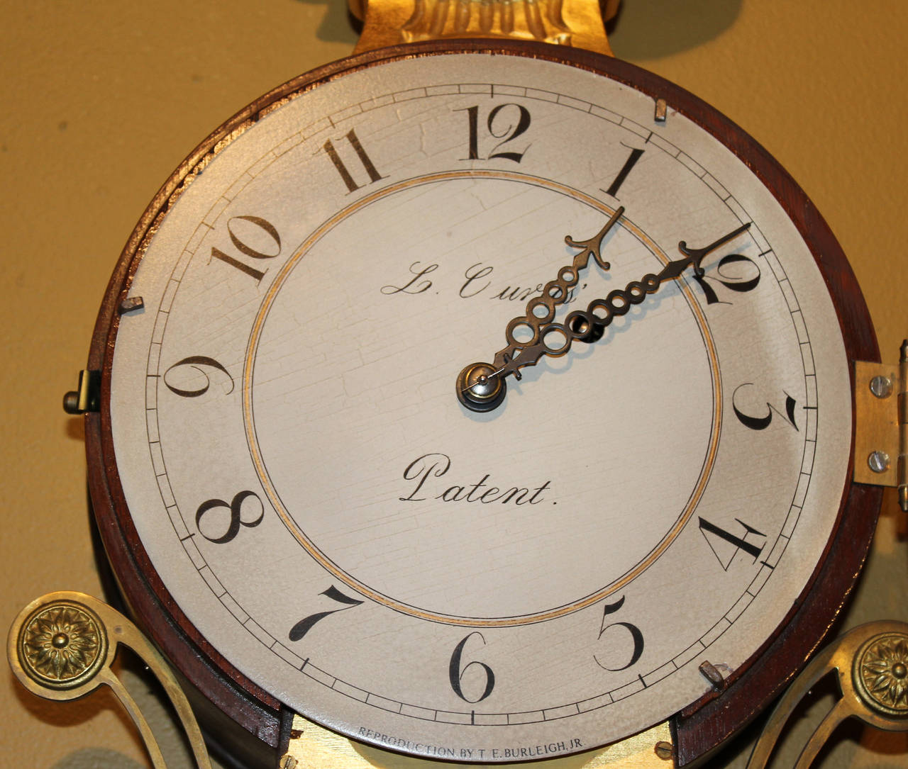 Lemuel Curtis 8 Day Girandole Clock by Ted Burleigh Jr 4