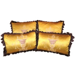 Set of 4 Silk Pillows