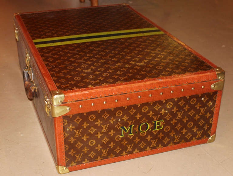 Louis Vuitton Hardcase Suitcase with Interior Tray In Excellent Condition In Milford, NH