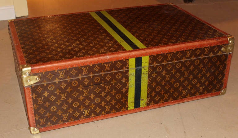 Mid-20th Century Louis Vuitton Hardcase Suitcase with Interior Tray