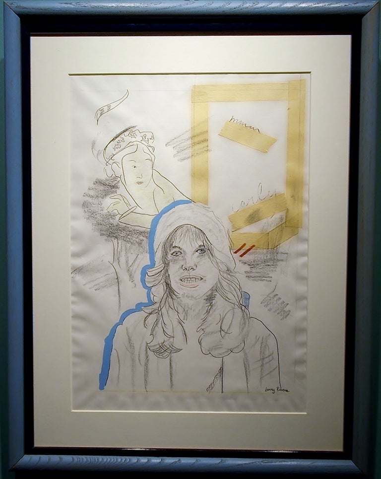 Larry Rivers "Carly Simon and Chinese Information" Collage 1980