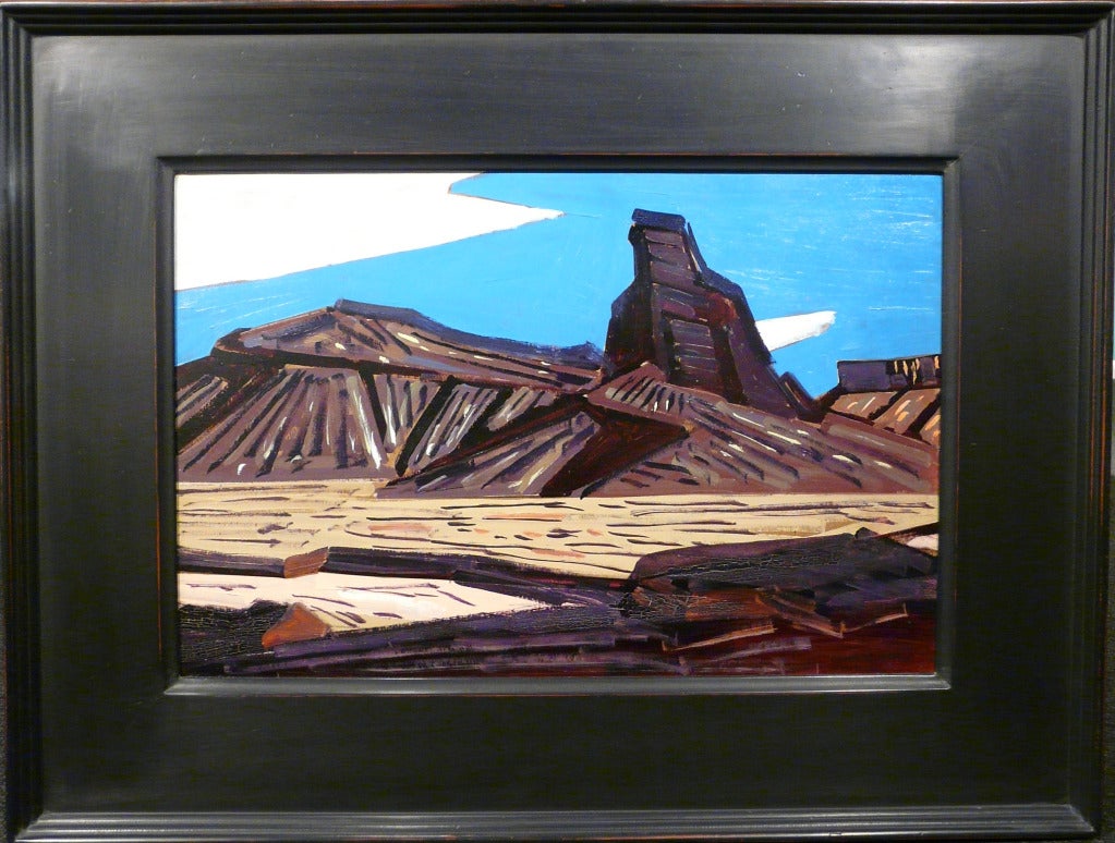 Conrad Buff (1886-1975) Oil on panel. Signed lower right. Estate stamp on reverse. Dimensions: 15