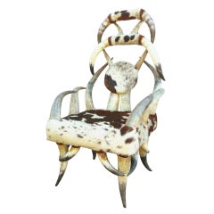 Cow Horn Chair