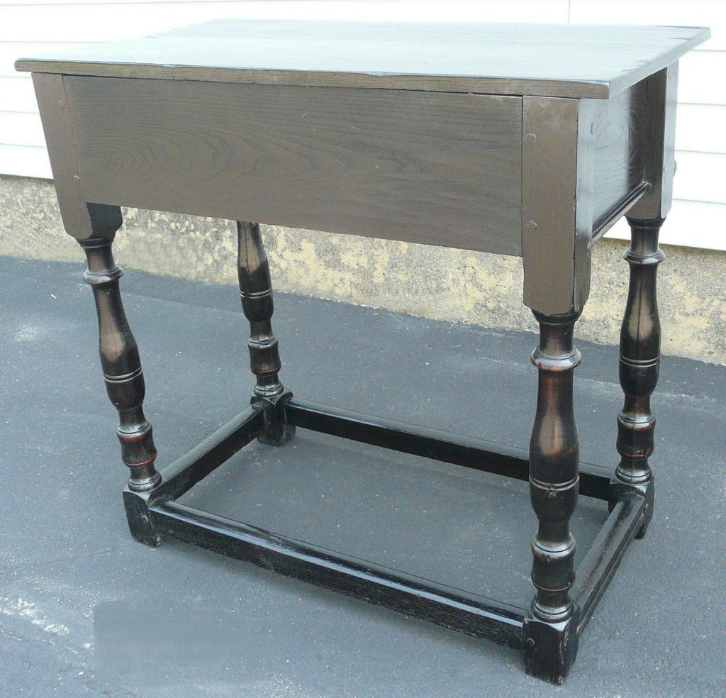 19th Century Jacobean Side Table with Drawer