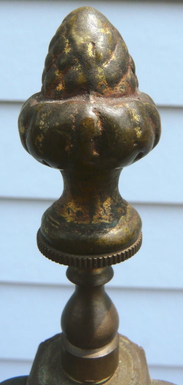 19th Century Chinese Champleve Bronze Vase Lamp