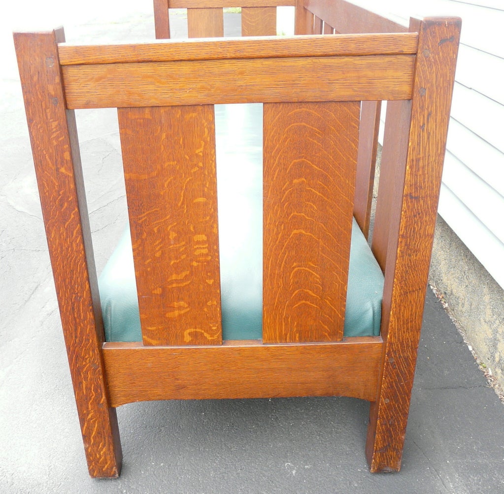 American Stickley Mission Settee