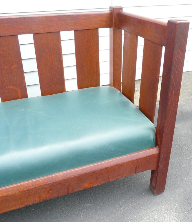 20th Century Stickley Mission Settee