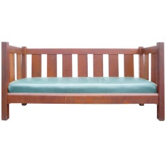 Antique Stickley Mission Settee