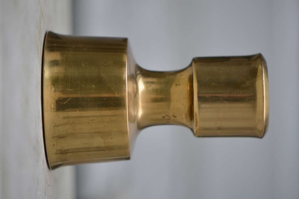 JENS HARALD QUISTGAARD 4 BRASS CANDLESTICKS