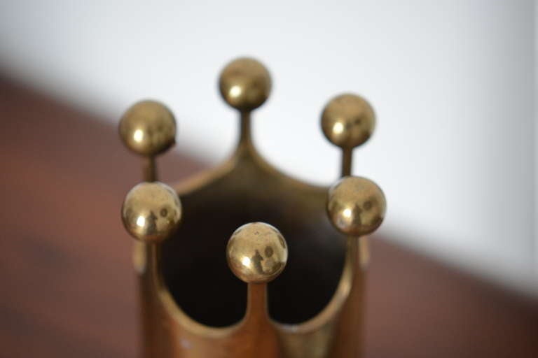 Pierre Forsell Brass Vase Skultuna 1