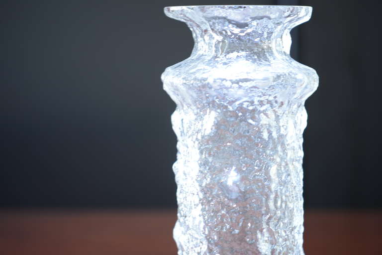 Finnish Timo Sarpaneva Glass Vase