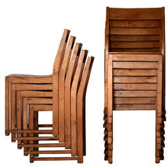 SVEN MARKELIUS 24 Helsingborg theater stacking chairs