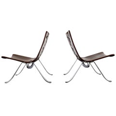 Preben Fabricius, pair armchairs made by Arnold Exclusiv in 1971
