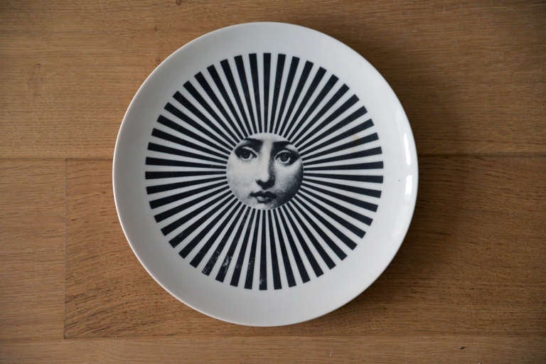 Piero Fornasetti Seven Old Porcelain Eve Plates 1
