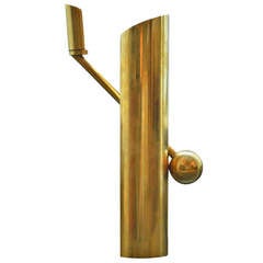 Pierre Forsell Adjustable Brass Candlestick By Skultuna, Sweden (4 available) Pierre Forsell Adjustable Brass Candlestick By Skultuna, Sweden (4 available)