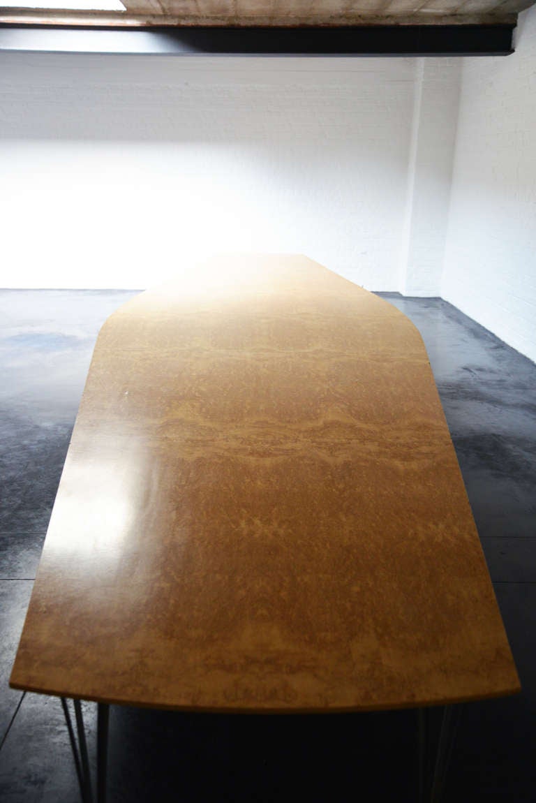 Mid-20th Century Bruno Mathsson Unique Very Large Dining Table For Sale