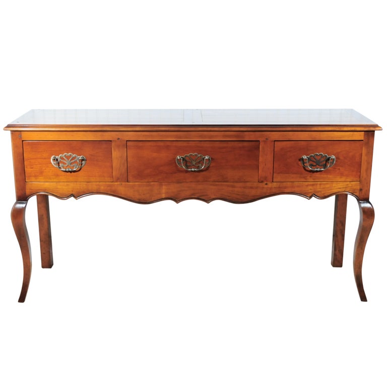 Richelieu Art et Muebles de France Country French Cherry and Chestnut  Console at 1stDibs | richelieu furniture, richelieu art & meubles de france,  muebles france
