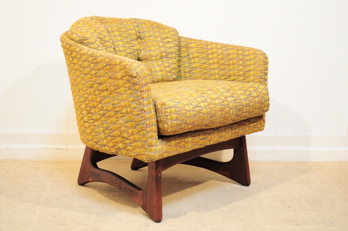 1960's Adrian Pearsall Craft Associates Sculptural Walnut Lounge Chair