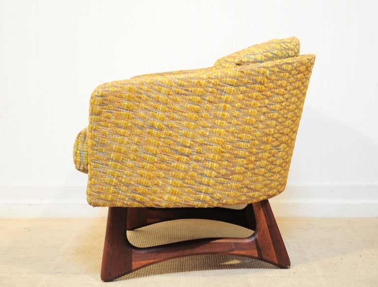 American 1960's Adrian Pearsall Craft Associates Sculptural Walnut Lounge Chair