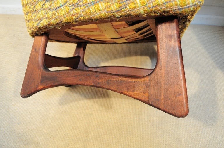 Wood 1960's Adrian Pearsall Craft Associates Sculptural Walnut Lounge Chair