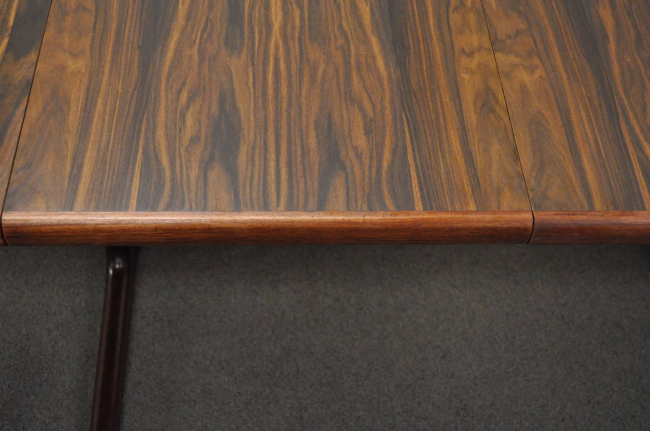 rosewood dining table mid century