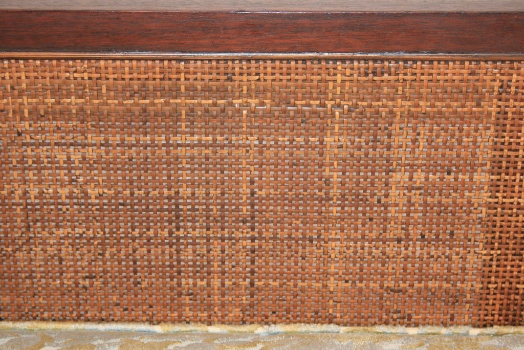 1950's Mahogany Window Bench attr. Edward Wormley for Dunbar 2