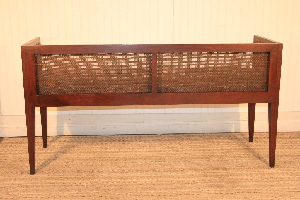1950's Mahogany Window Bench attr. Edward Wormley for Dunbar 5