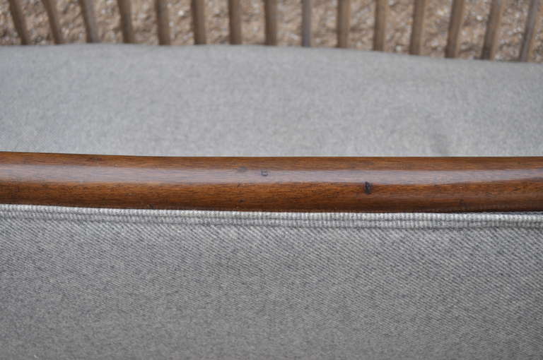 Pair of Mahogany Rams Head & Hoof Foot Settees - French Regency Style 3